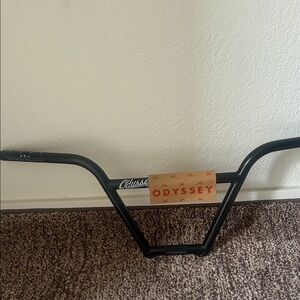 Odyssey 49ER BMX Handlebar - 9", Black , 4-Piece BMX Bike Handlebar S&M BMX Bike